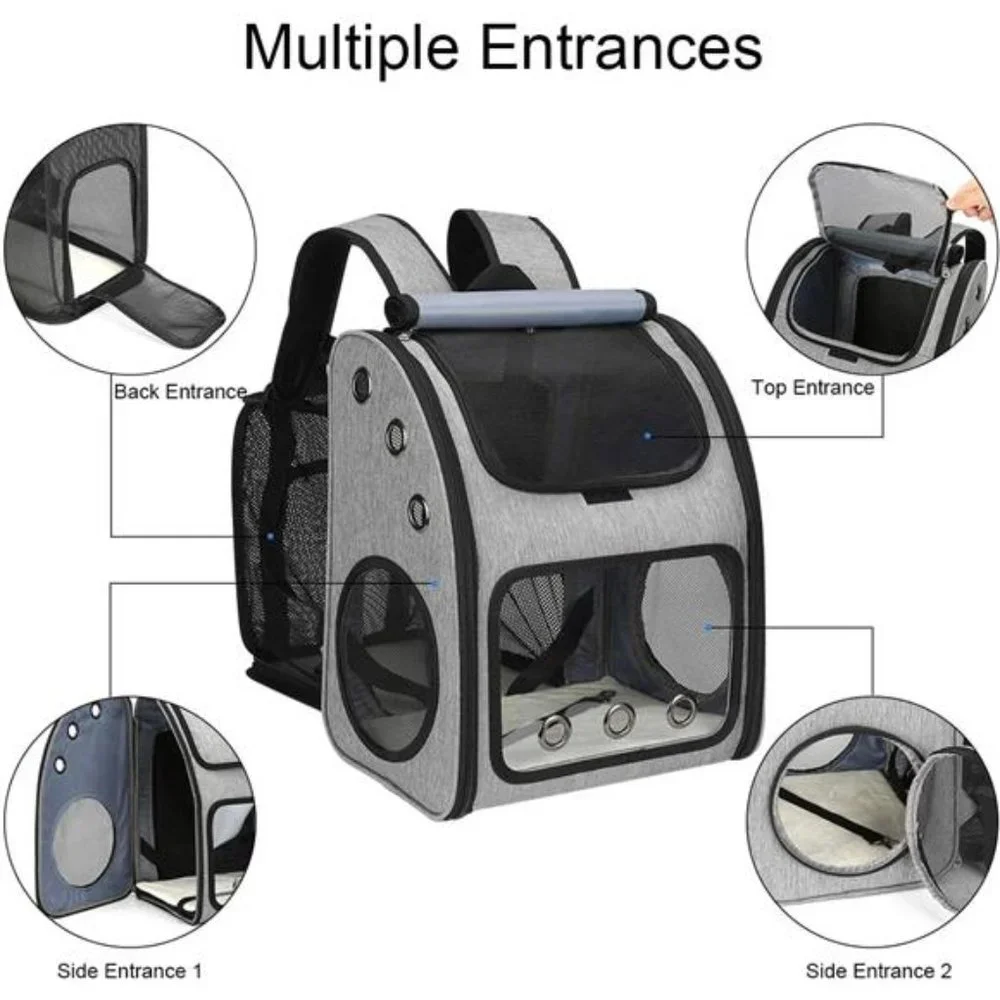 Pet Carrier Backpack for Cats,Dogs and Small Animals,Portable Pet Travel Carrier